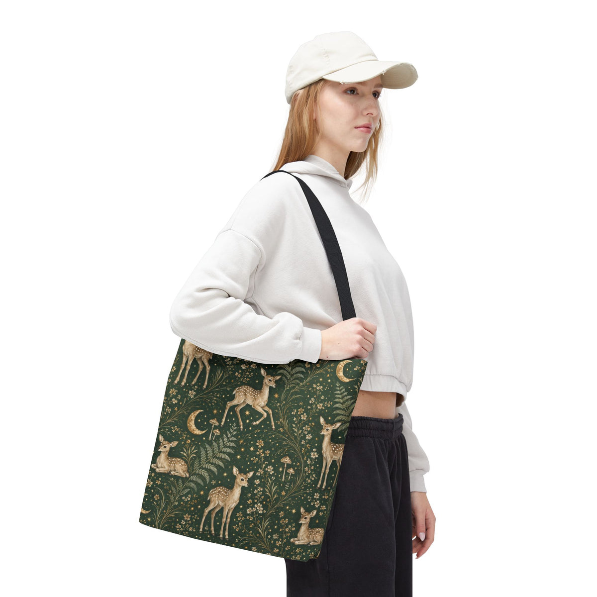Astral Fawn Forest Tote Bag