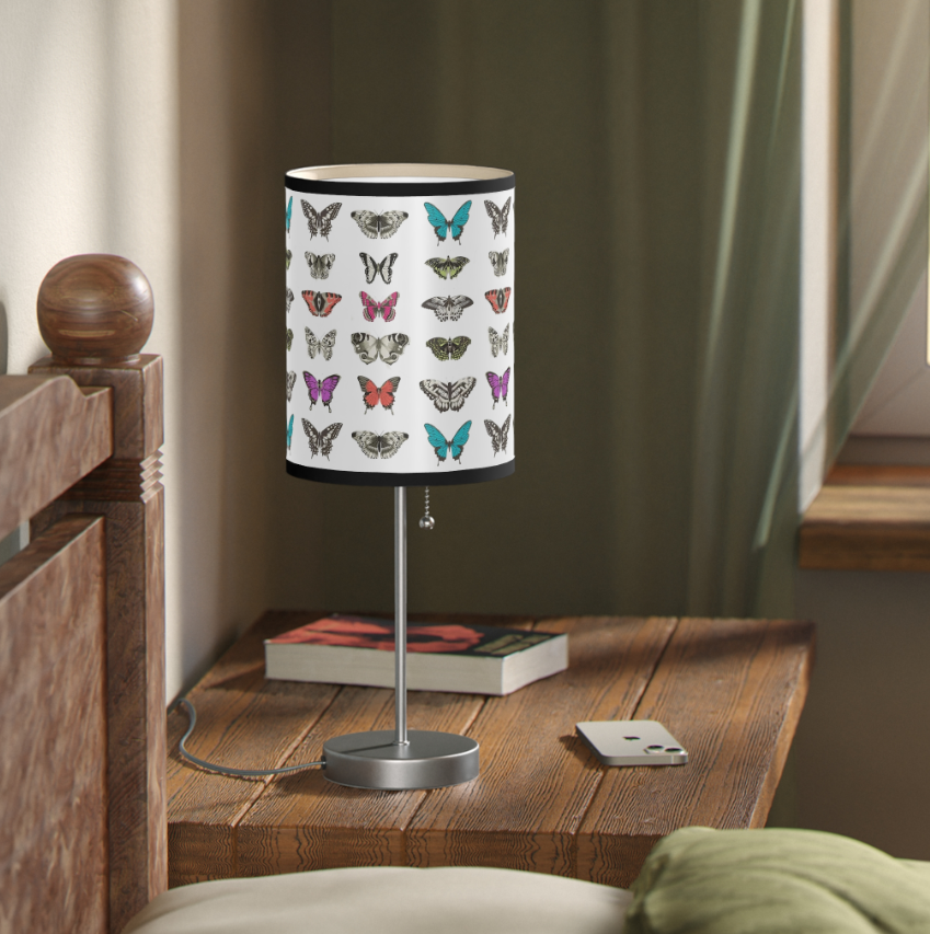 Butterfly and Moth Table Lamp