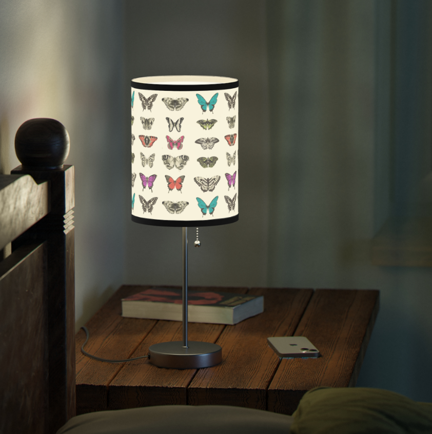 Butterfly and Moth Table Lamp