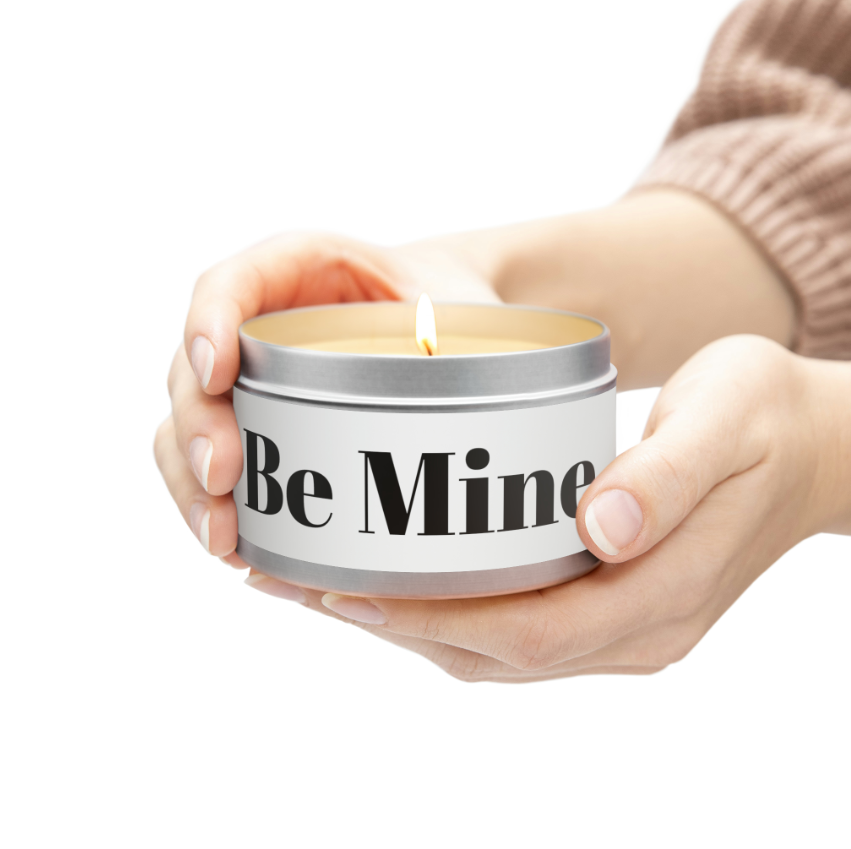 Be Mine Tin Candle