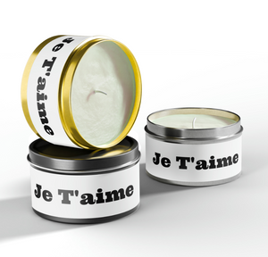 Je T'aime Tin Candle