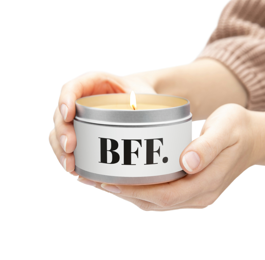 BFF Tin Candle