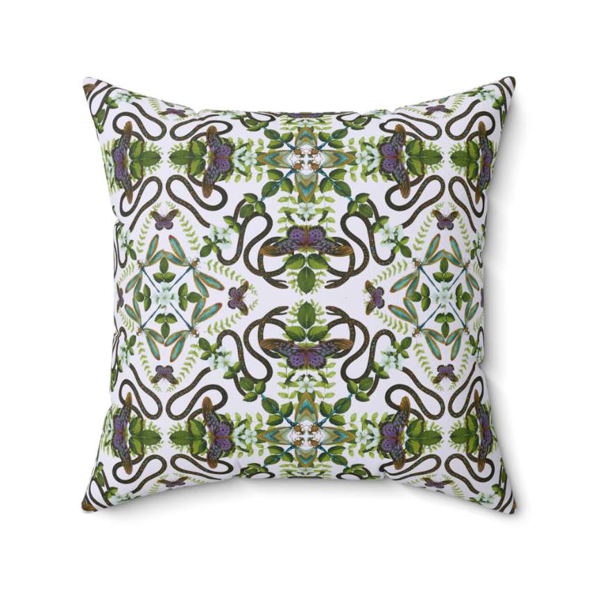 Emerald Forest Square Pillow