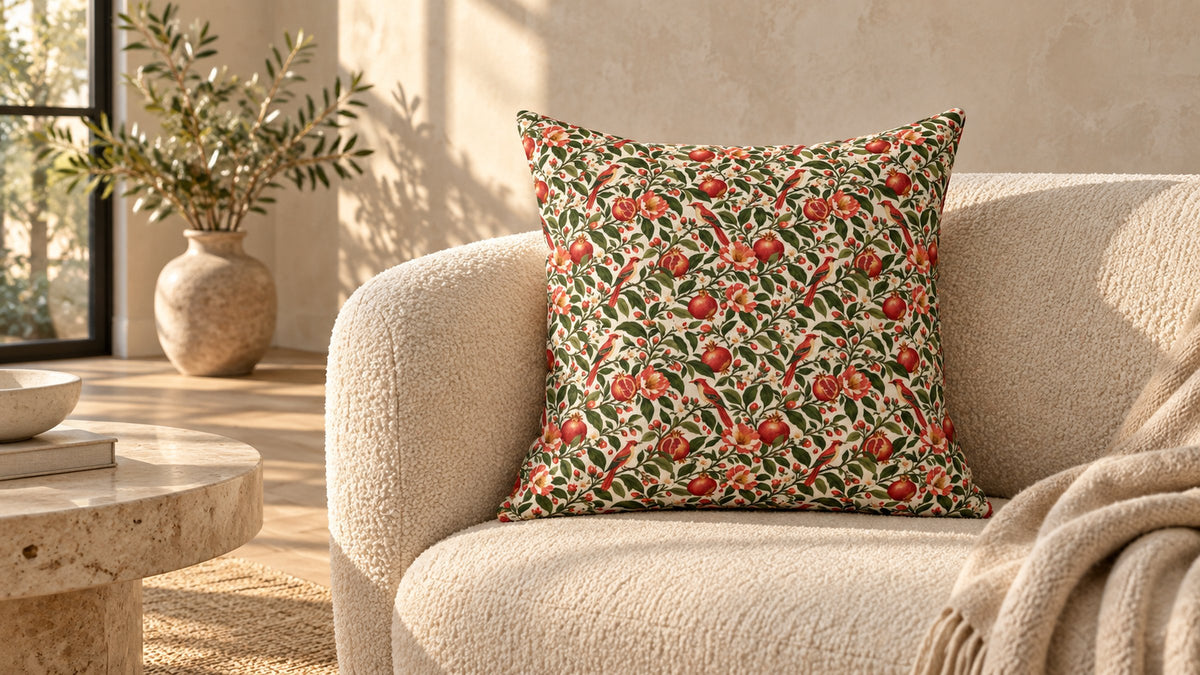 Gilded Orchard Moon Milk Decorative Pillow