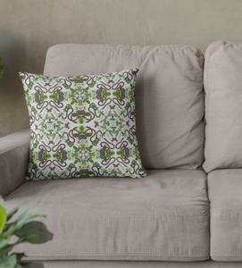 Emerald Forest Square Pillow