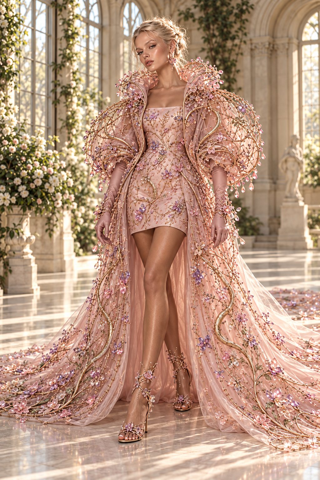 Saint Esprit Rose Quartz Conservatory Gown
