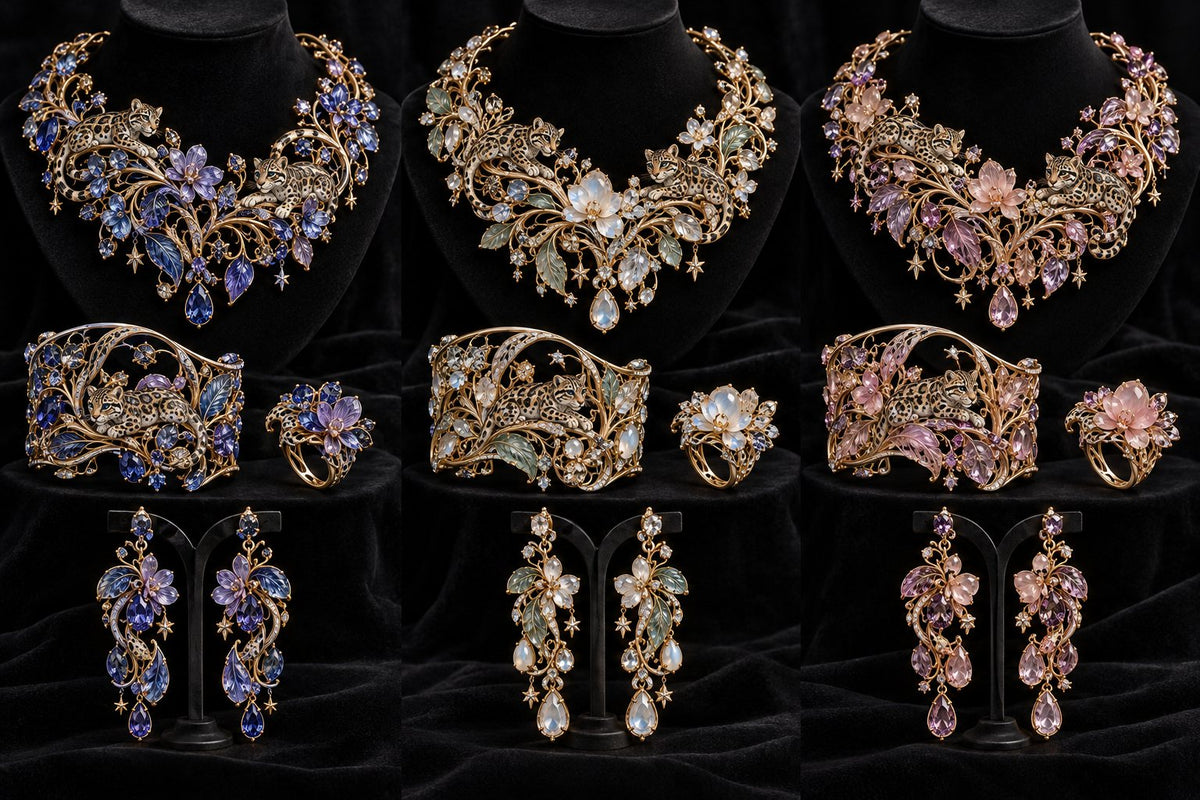 Saint Esprit Cloud Leopard Botanical High Jewelry