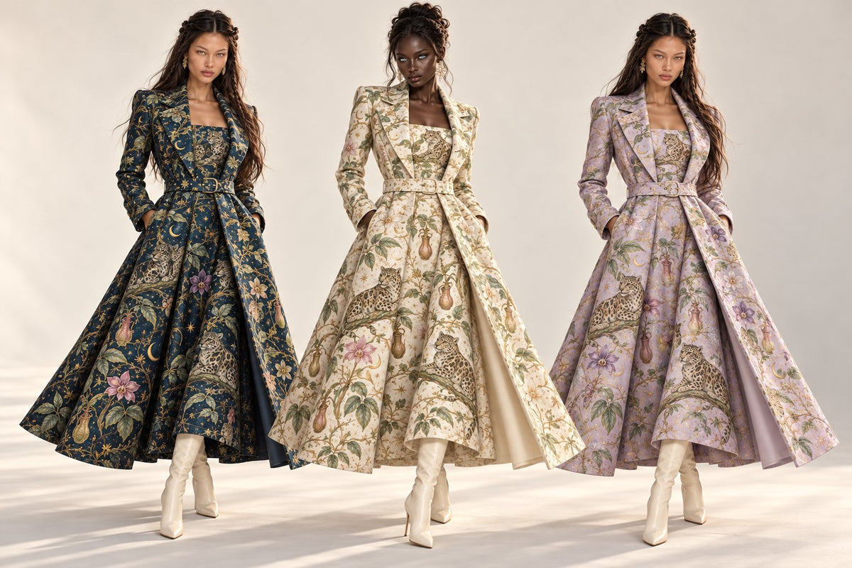 Saint Esprit Tailored Coat Dresses in Three Colorways