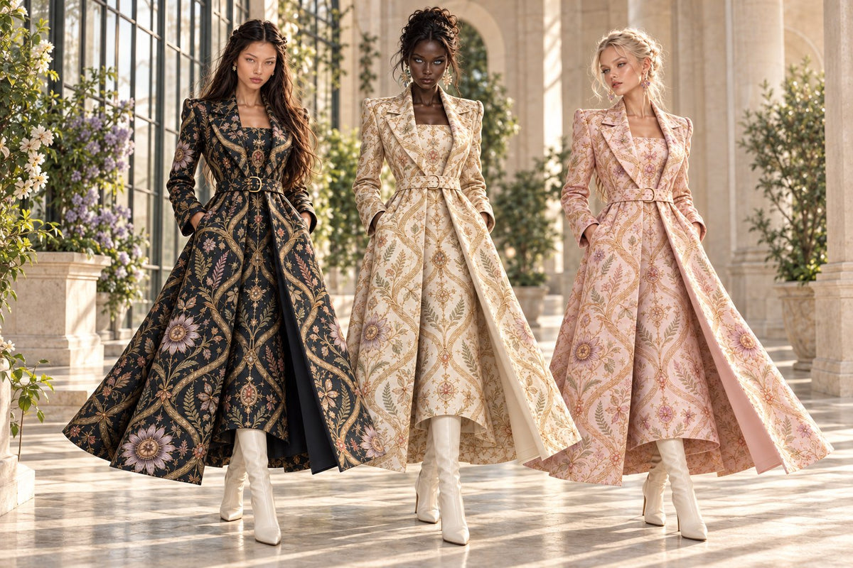 Saint Esprit Sunlit Botanical Coats