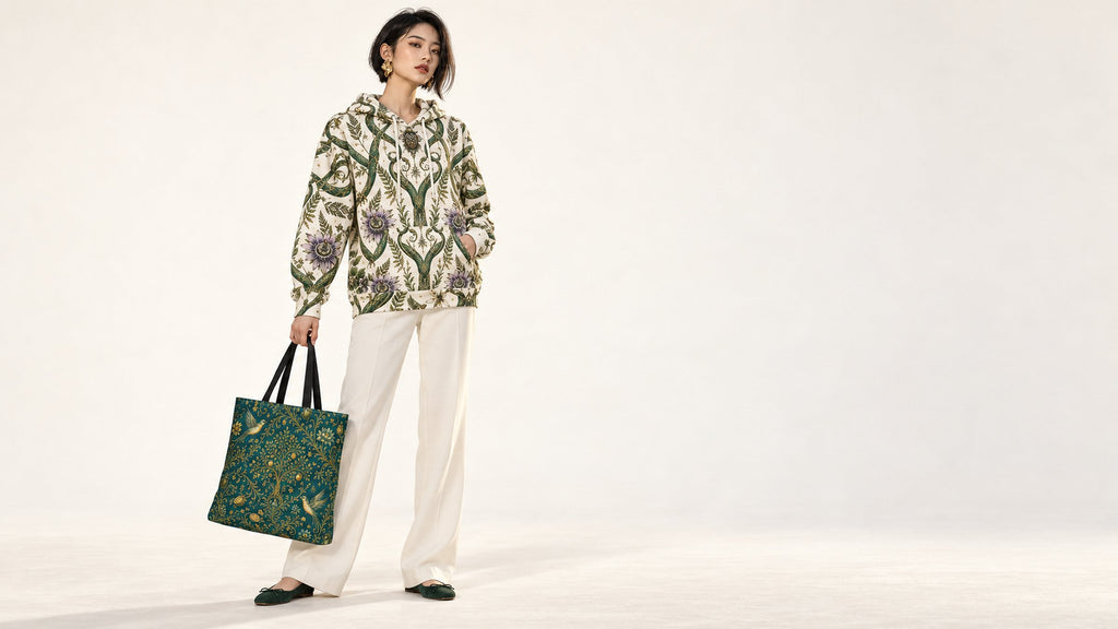 Sacred Canopy Verdigris Tote Bag