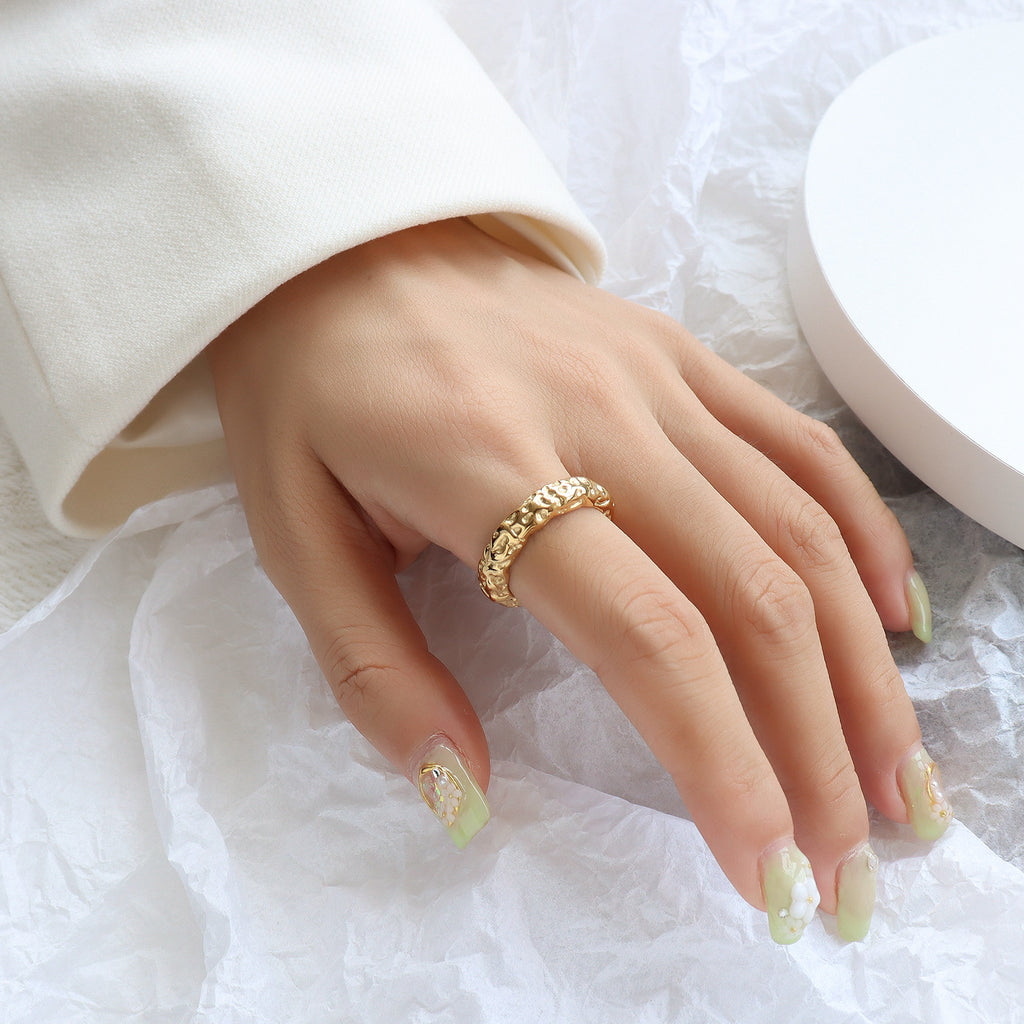 Textured Steel Ring