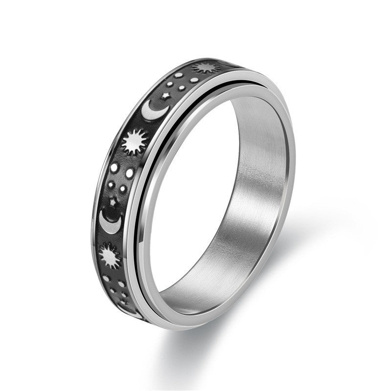 Star and Moon ring