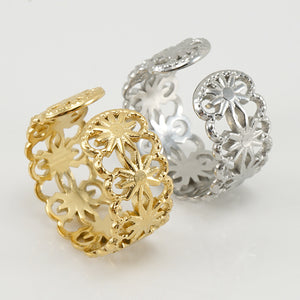 Titanium Sun Adjustable Rings