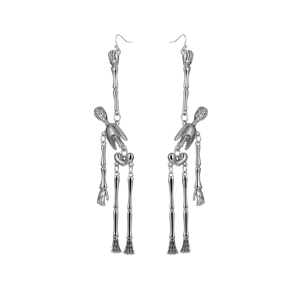 Hanging Skeleton Earrings