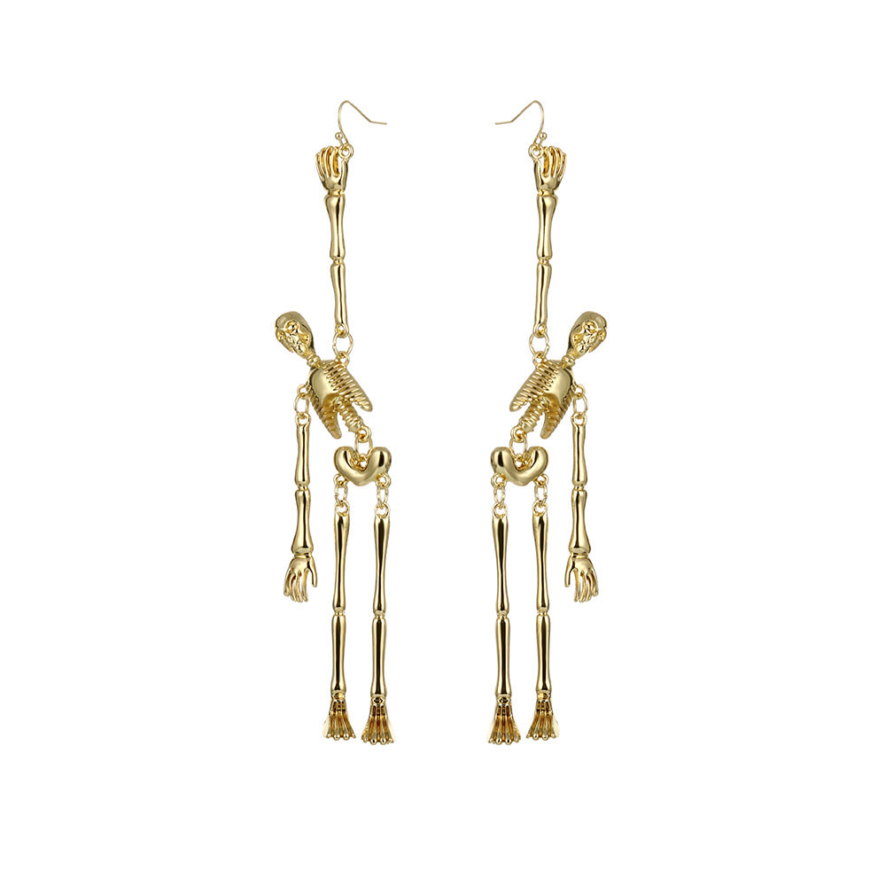 Hanging Skeleton Earrings