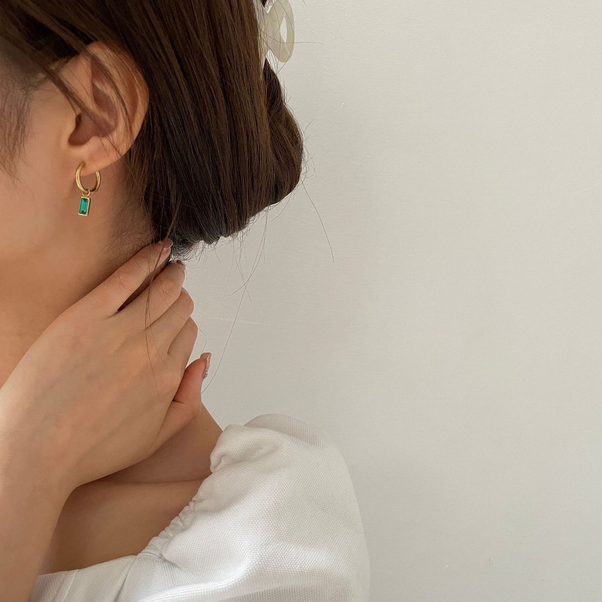 Simple Gold Earrings