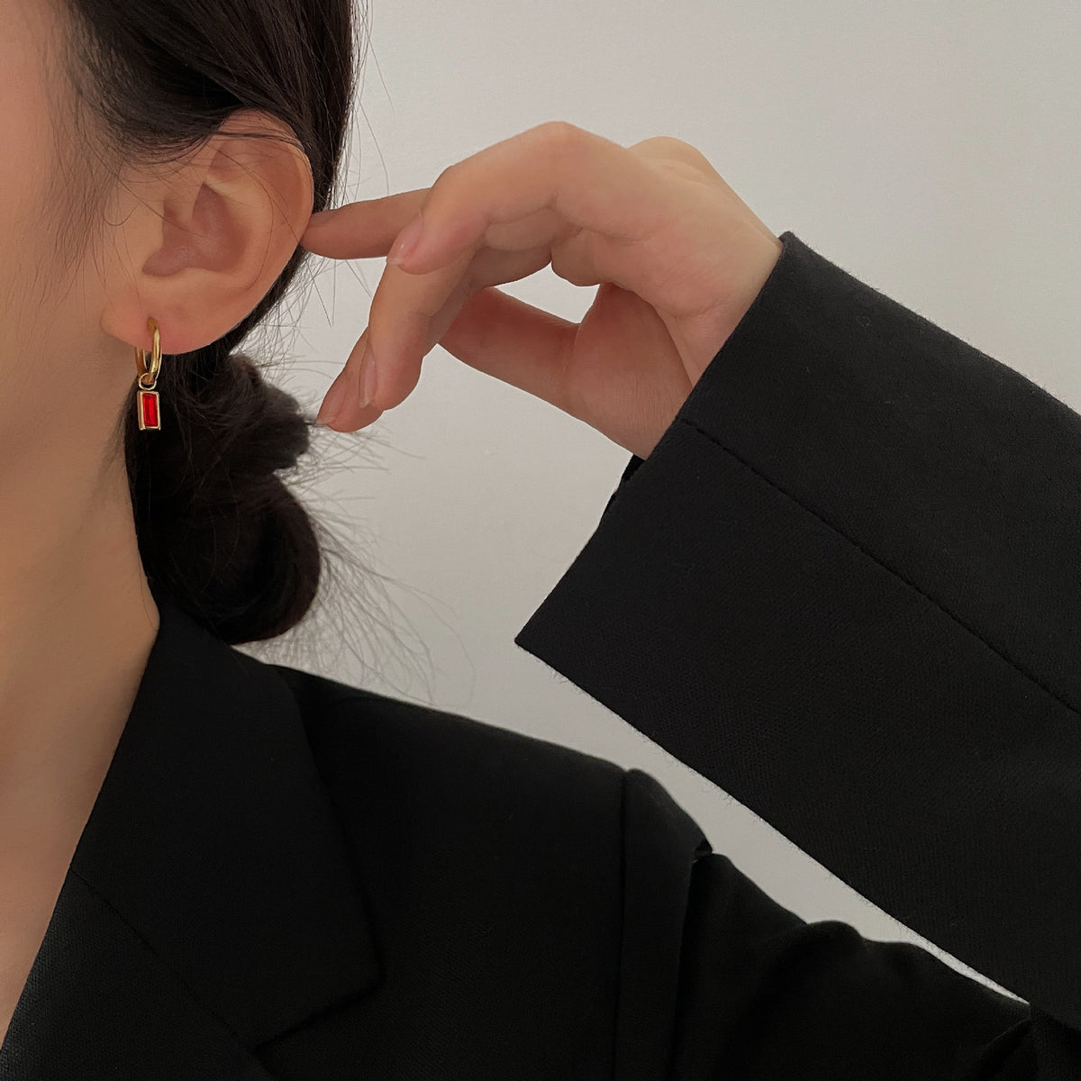 Simple Gold Earrings