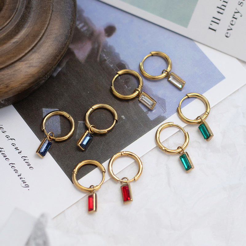 Simple Gold Earrings