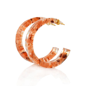 Large Carnelian Galaxy Hoops