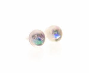 Amethyst Galaxy Studs