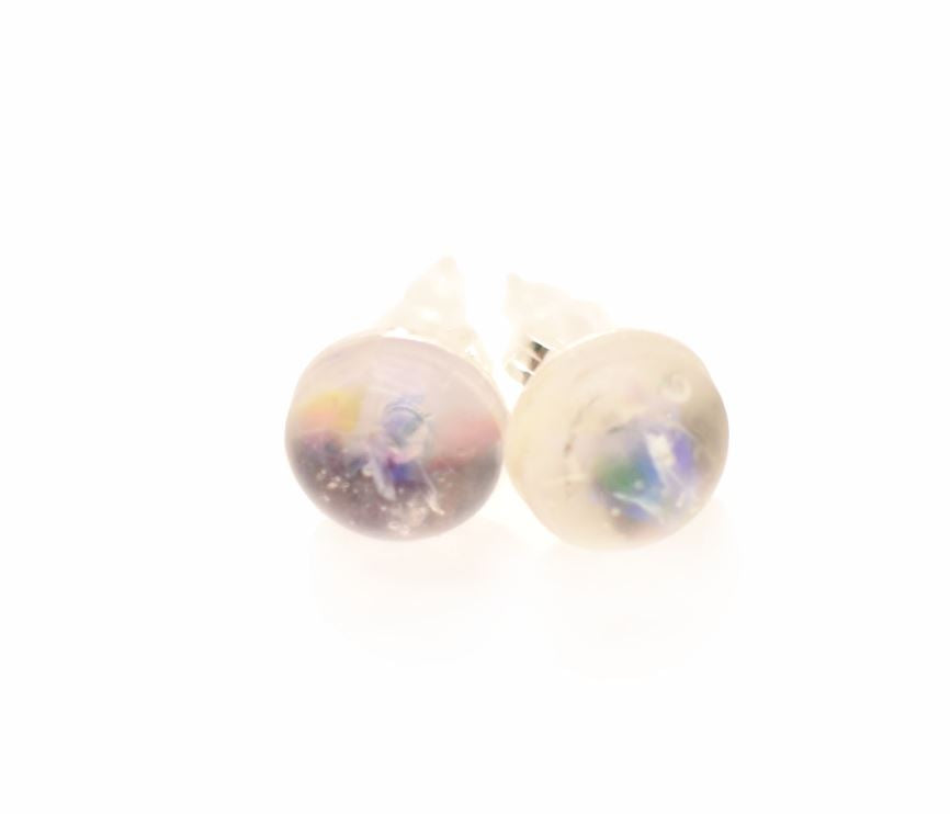 Amethyst Galaxy Studs