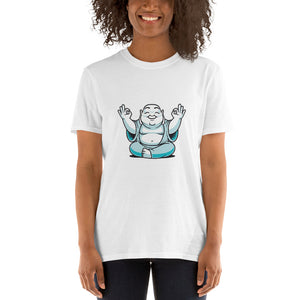 Happy Buddha Short-Sleeve Unisex T-Shirt