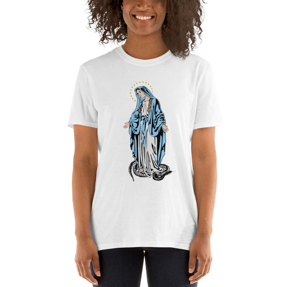 Mother Mary and Serpent Short-Sleeve Unisex T-Shirt