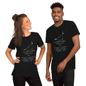 Capricorn Constellation Short-Sleeve Unisex T-Shirt