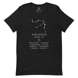 Aquarius Constellation Short-Sleeve Unisex T-Shirt