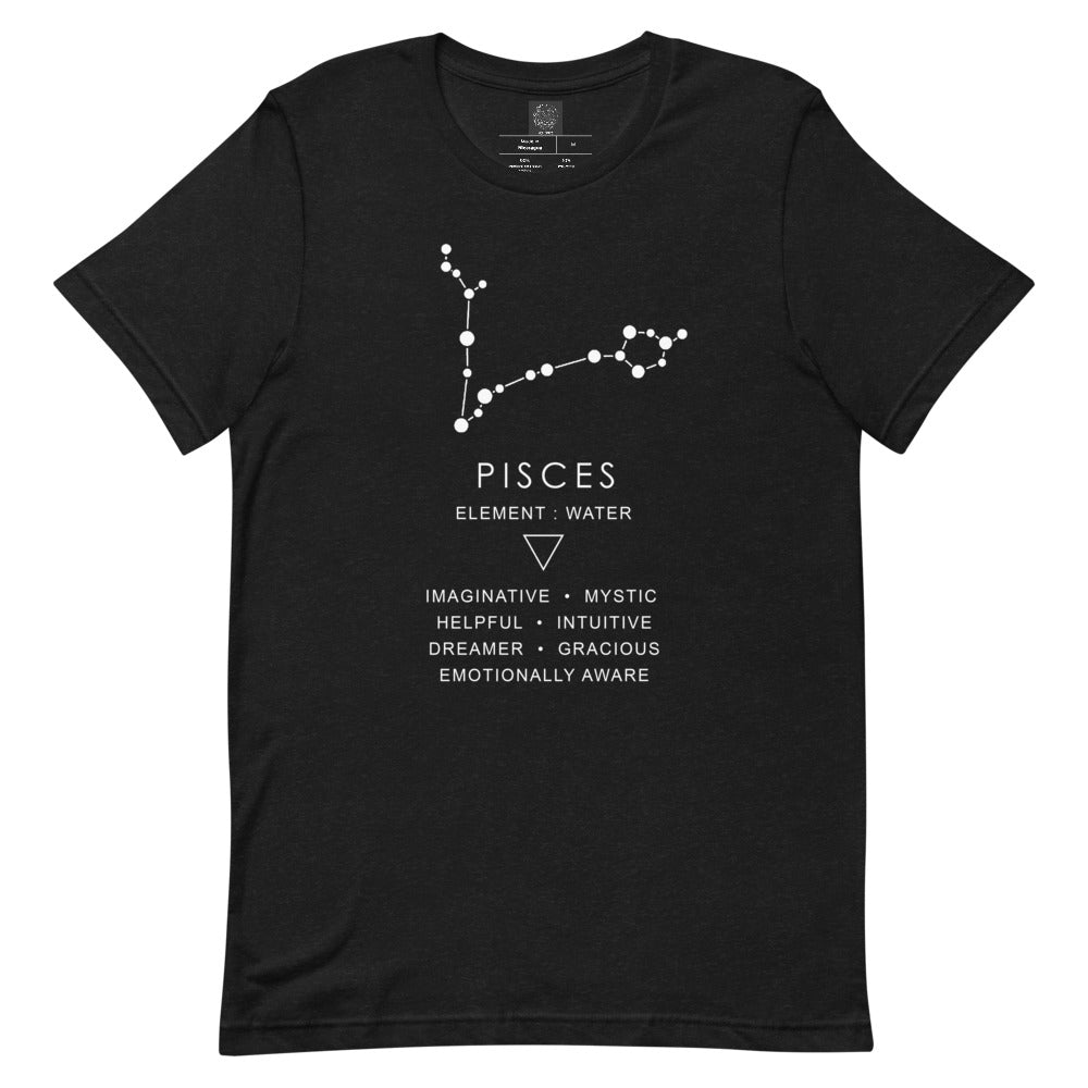 Pisces Constellation Short-Sleeve Unisex T-Shirt