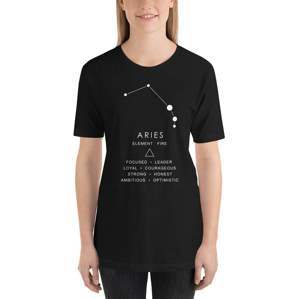 Aries Constellation Short-Sleeve Unisex T-Shirt