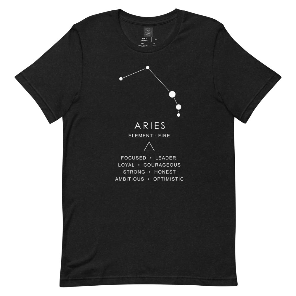 Aries Constellation Short-Sleeve Unisex T-Shirt