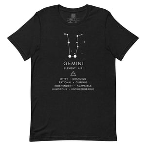 Gemini Constellation Short-Sleeve Unisex T-Shirt