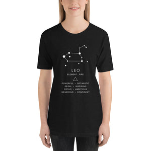 Leo Constellation Short-Sleeve Unisex T-Shirt