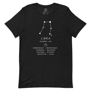 Libra Constellation Short-Sleeve Unisex T-Shirt