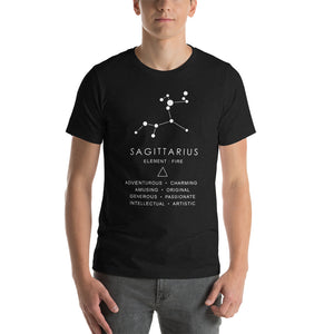 Sagittarius Constellation Short-Sleeve Unisex T-Shirt