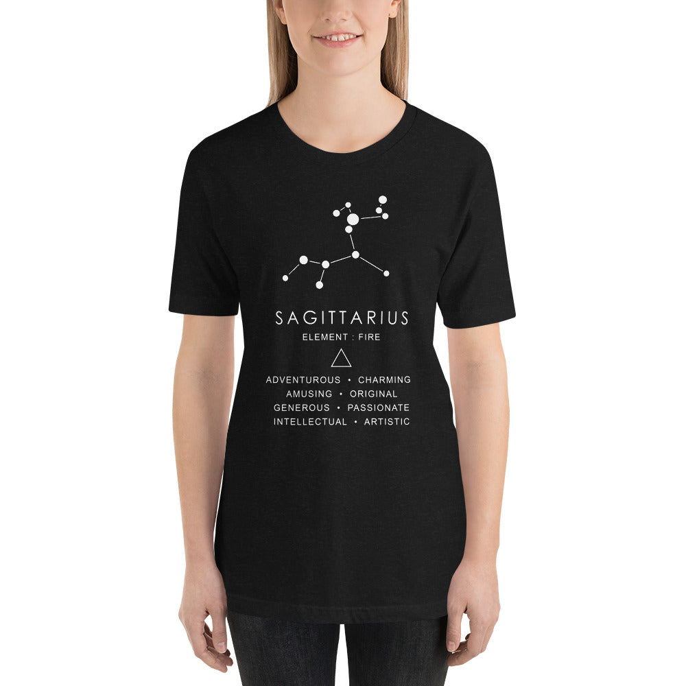 Sagittarius Constellation Short-Sleeve Unisex T-Shirt