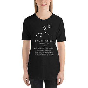 Sagittarius Constellation Short-Sleeve Unisex T-Shirt