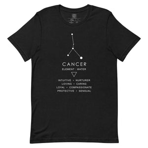 Cancer Constellation Short-Sleeve Unisex T-Shirt